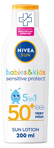 Nivea Sun Babies & Kids Sensitive Protect Lotion Spf50+ (200ml)