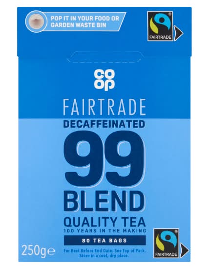 Co-op 99 Blend Decaffeinated Fairtrade Tea (80 pack)