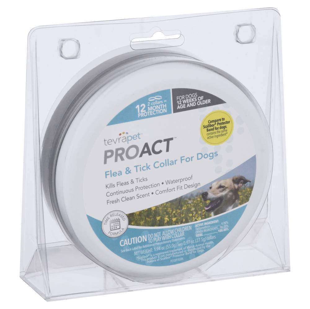 TevraPet Proact For Dogs Flea & Tick Collar