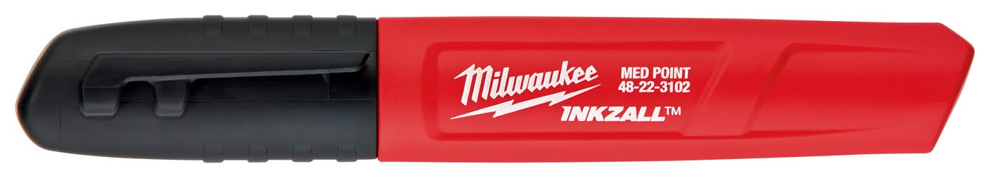 Milwaukee Inkzall Black Medium Tip Jobsite Marker 2 Pk