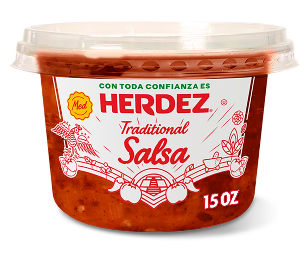 Herdez Traditional Med Salsa (15 oz)