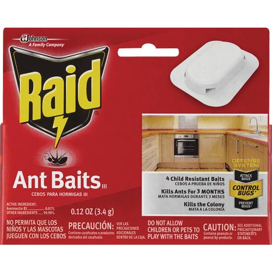 Raid Ant Baits III Child Resistant 