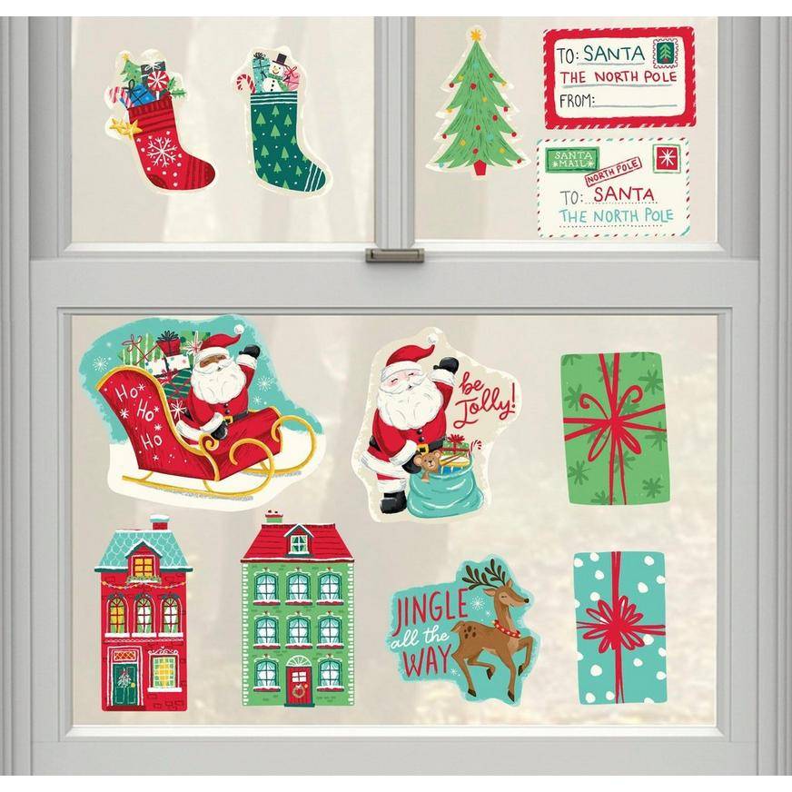 North Pole Christmas Cardstock Cutouts, 12pc