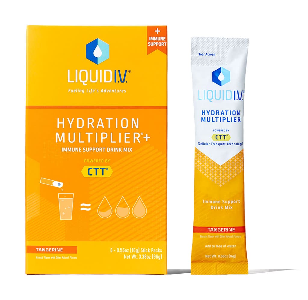 Liquid I.V. Hydration Multiplier Tangerine Supplement (3.38 oz)