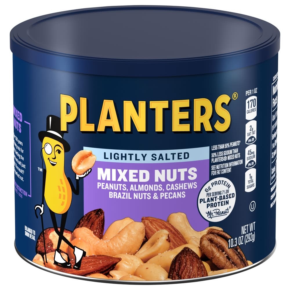 Planters Mixed Nuts, Lightly Salted (10.3 oz)