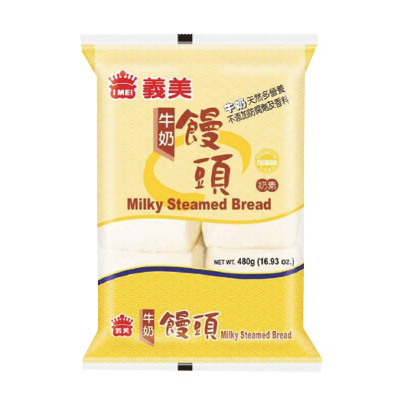 義美牛奶饅頭-80gx6 <80g克 x 6 x 1Pack包>