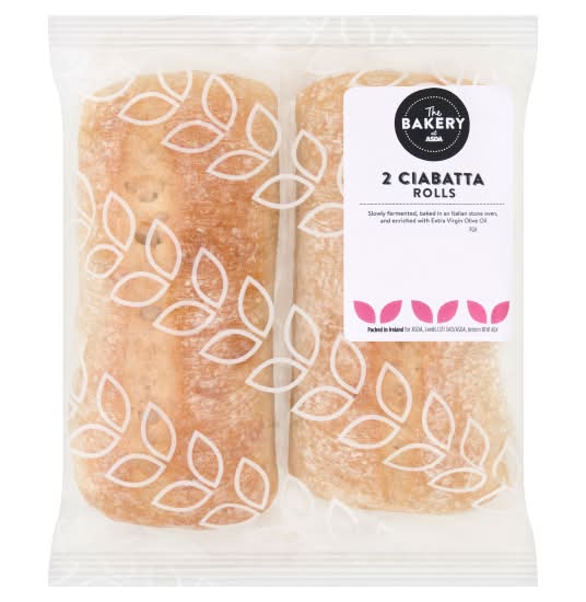 ASDA The Bakery Ciabatta Rolls (2 pack)
