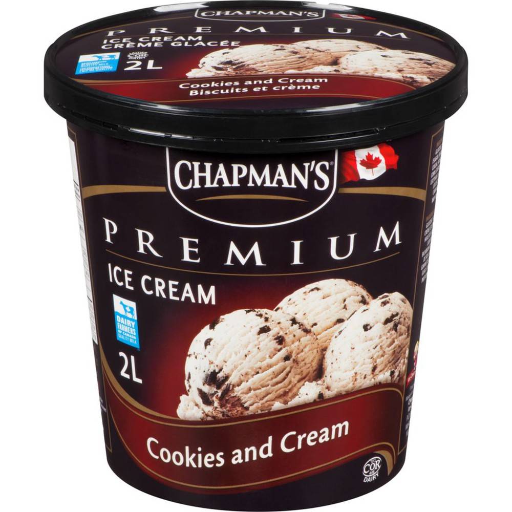 Chapman's Cookies & Cream Premium Ice Cream Delivery Near Me Order