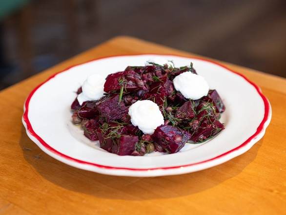 Small Roasted Beets & Ricotta Salad