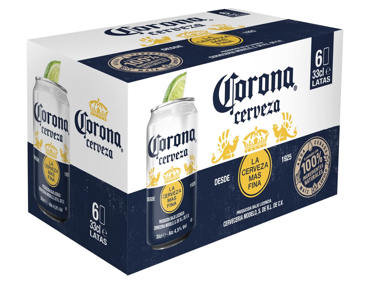 Extra cerveza lager · Corona (6 x 330 ml)
