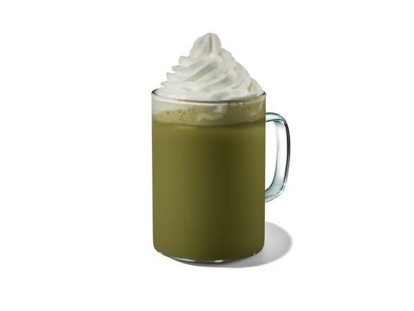 Pistacho White Mocha Latte