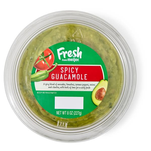Fresh From Meijer Spicy Guacamole (8 oz)