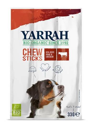 ALIMENTO PARA CAO - STICKS VACA PORCO E FRANGO BIO 33G