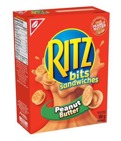 Ritz Bits Sandwiches Peanut Butter Crackers (180 g)