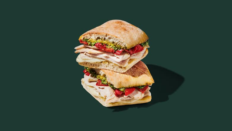Turkey, Provolone & Pesto on Ciabatta