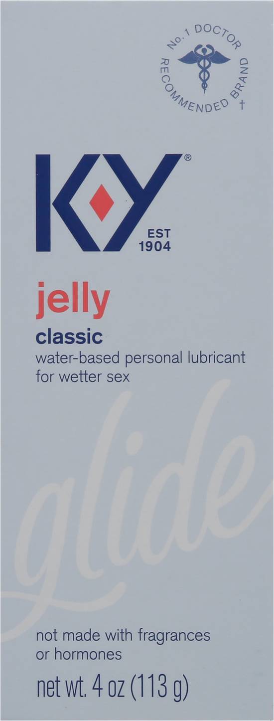 K-Y Jelly Water Based Personal Lubricant (4 oz)