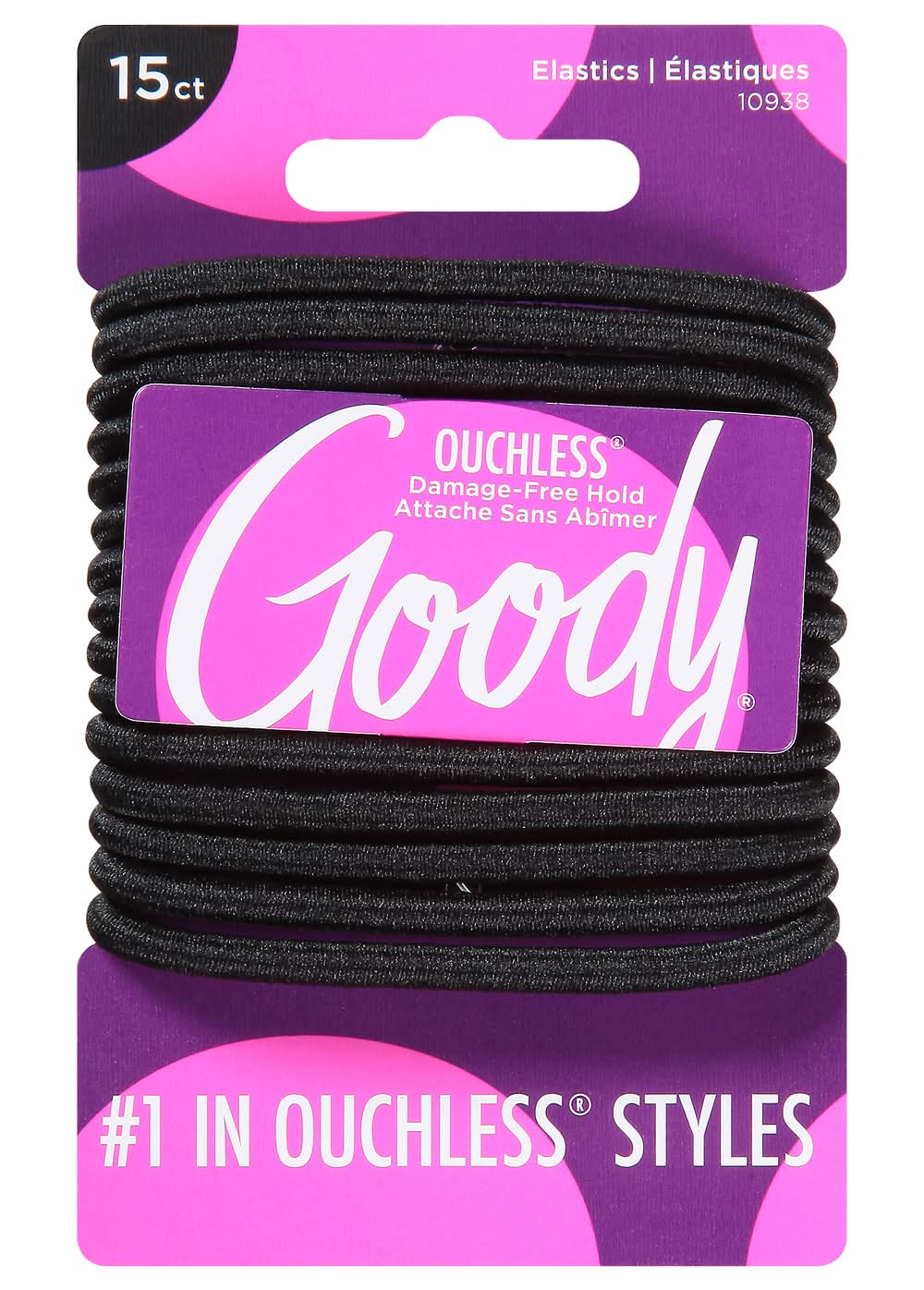 Goody Black Ouchless Elastics (0.8 oz)