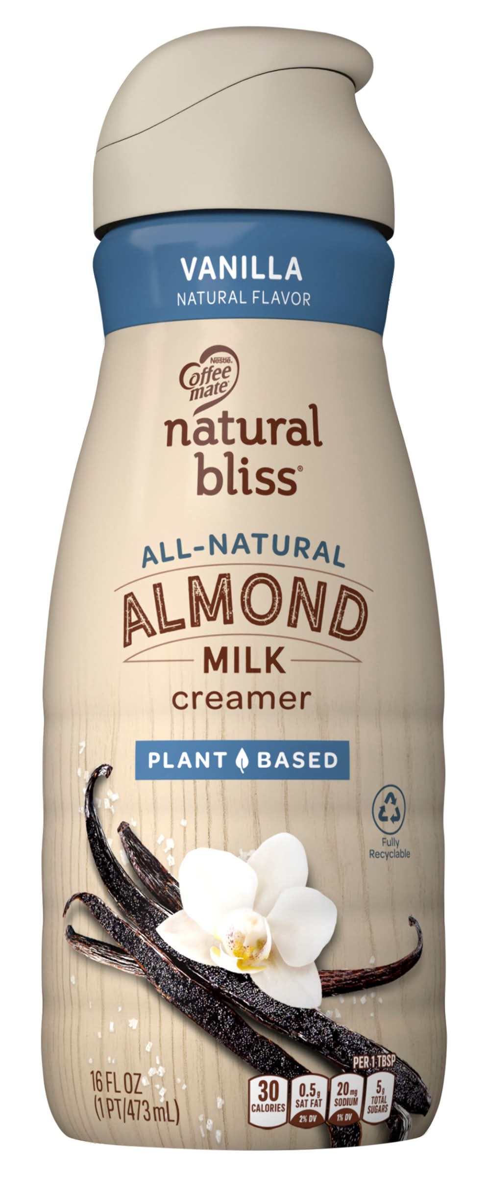 Coffee-Mate Natural Bliss Vanilla Almondmilk Creamer (16 fl oz)