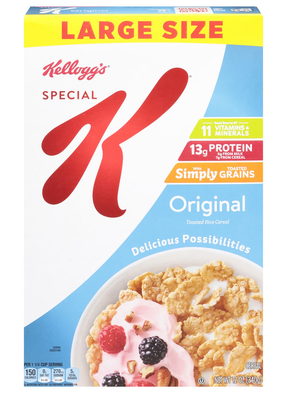 Special K Breakfast Cereal, Original (12 oz)