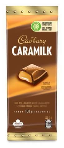 Cadbury Chocolate Bar, Caramilk (100 g)