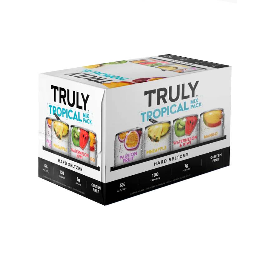 Truly Hard Seltzer Tropical Variety Pack  (12 Cans, 355ml)