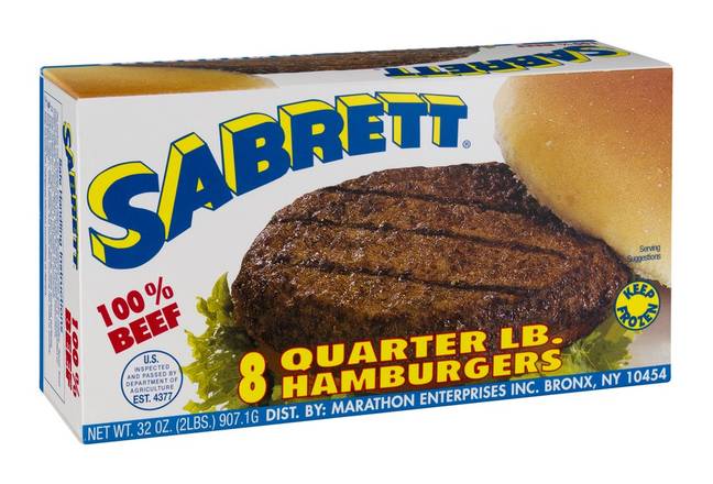 Sabrett Beef Hamburgers