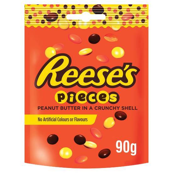 Reese's Pieces Peanut Butter in a Crunchy Shell Pouch (90g)