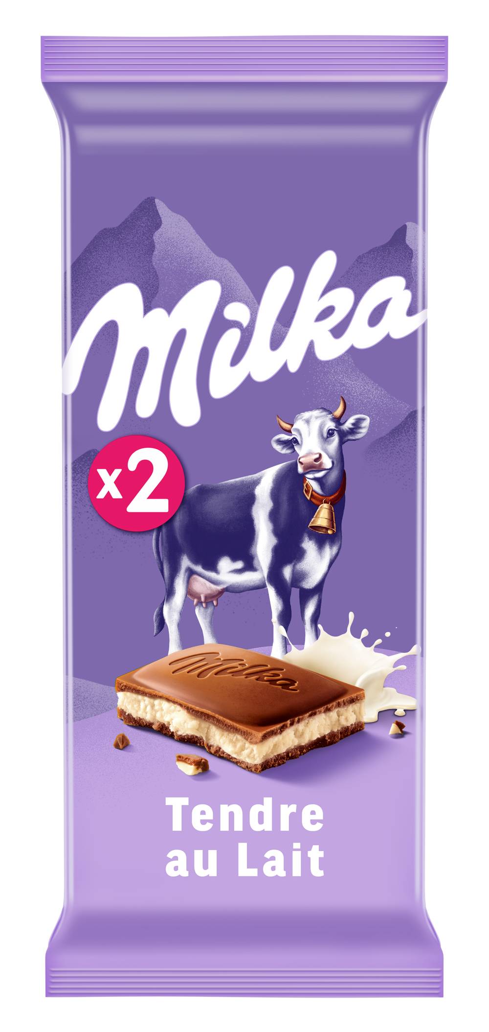 Milka - Chocolat tendre au lait (200g)