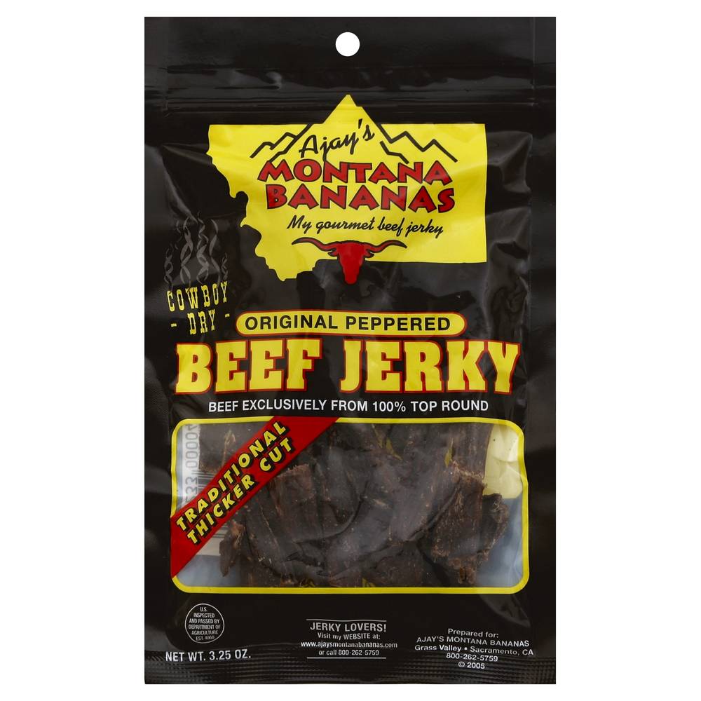 Ajay's Montana Bananas Beef Jerky