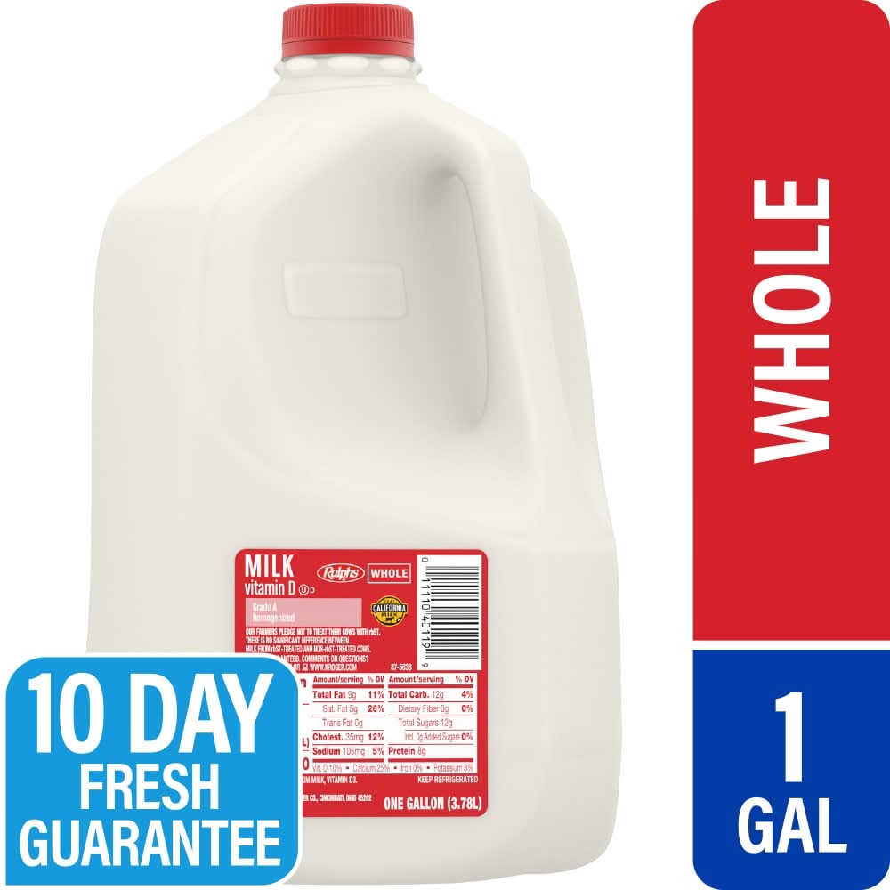 Ralphs Vitamin D Whole Milk (1 gal)