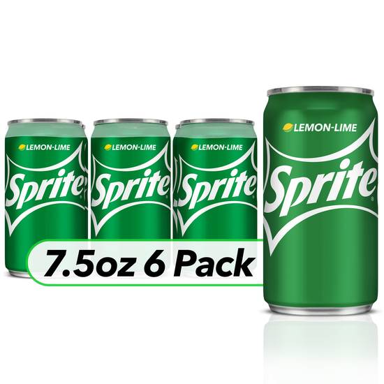 Order Sprite Lemon Lime Soda 7.5 oz Cans (7.5 oz x 6 ct) food online from Rite Aid store, Shawnee on bringmethat.com