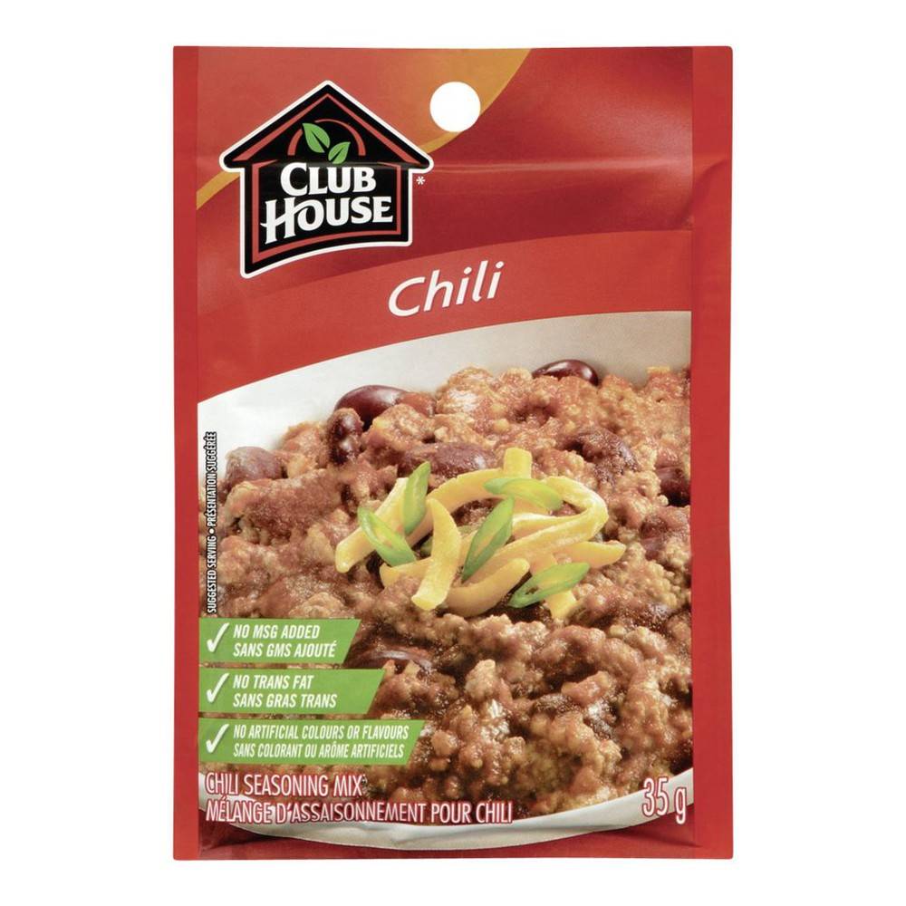Club house mélange d'assaisonnement pour chili (35 g) - seasoning mix, chili (35 g)