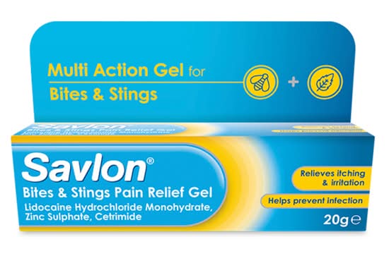 Savlon Bites & Stings Pain Relief Gel (20g)