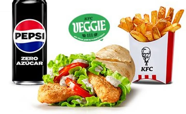 Menú Wrap Clásico Veggie