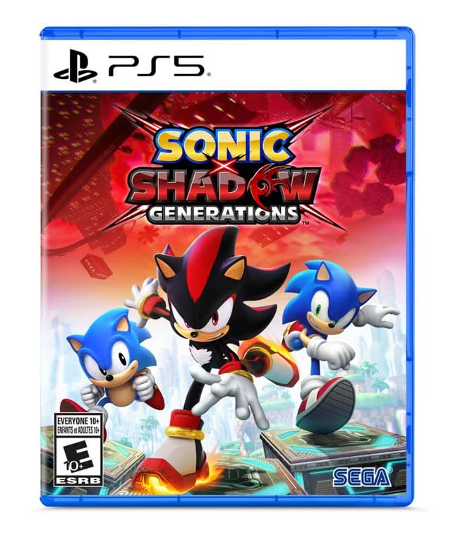 Sega Sonic X Shadow Generations Playstation 5 Video Game