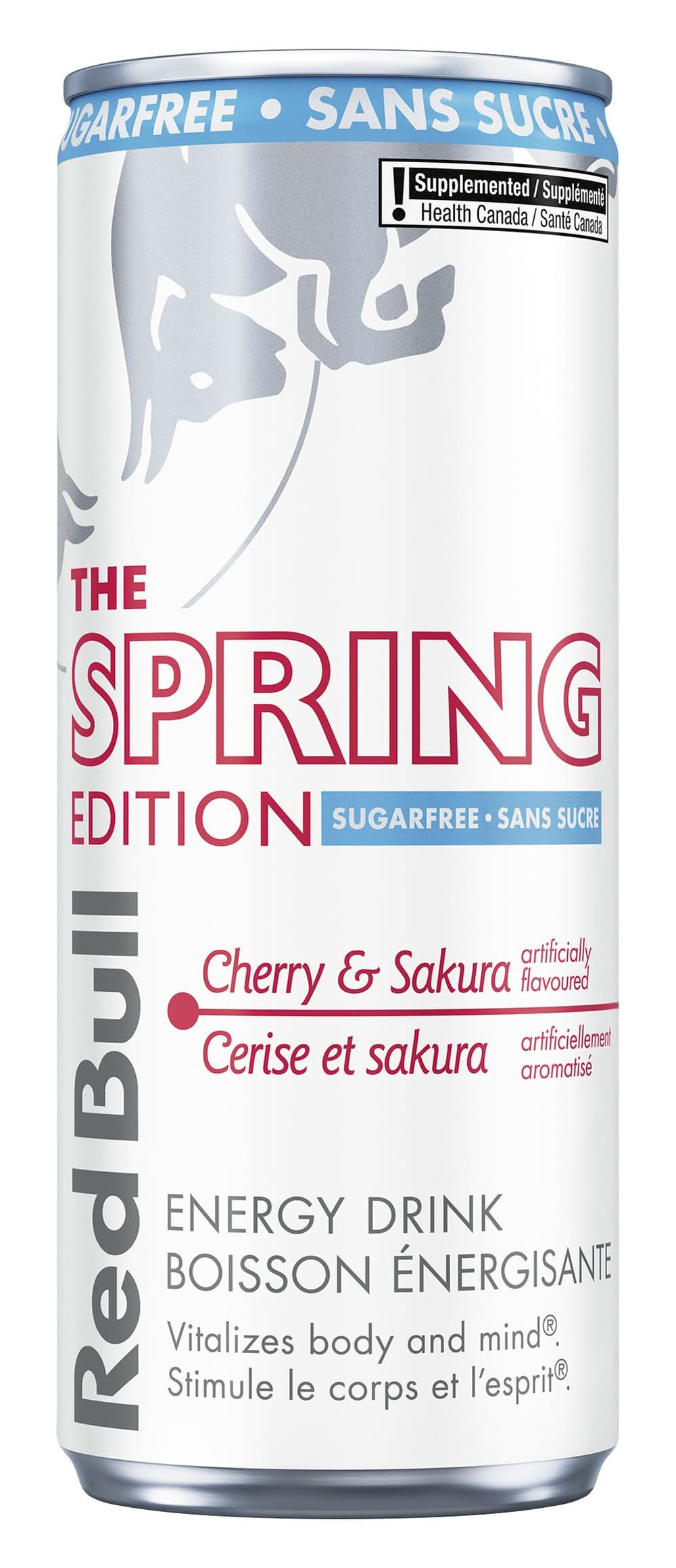 Red bull the spring edition boisson énergisante sans sucre - the spring edition sugar free energy drink, cerise & sakura (250ml)