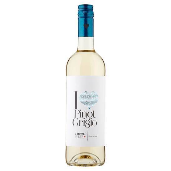 I Heart Pinot Grigio 75cl ORIGINAL PRICE £9.09