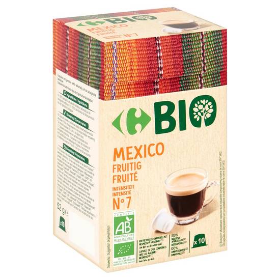 Carrefour Bio Mexico Fruité 10 Pièces 52 g