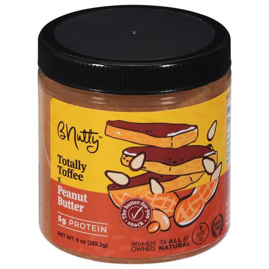 B Nutty Gourmet Pntbtr Totally Toffee (9 oz)