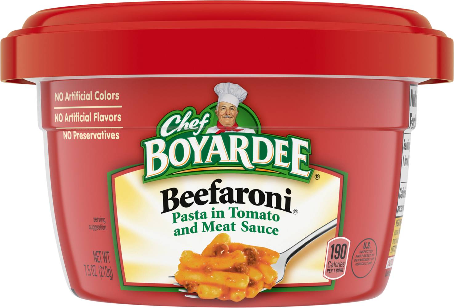 Chef Boyardee Beefaroni Pasta in Tomato and Meat Sauce