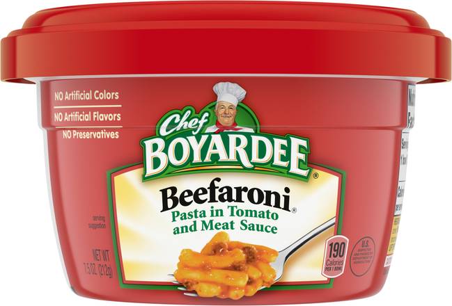 Chef Boyardee Beefaroni Pasta in Tomato and Meat Sauce