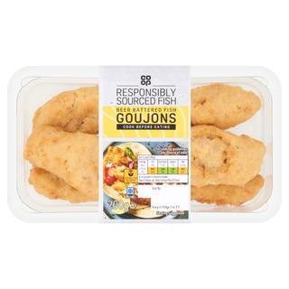 Co-op Beer Battered Fish Goujons 200g