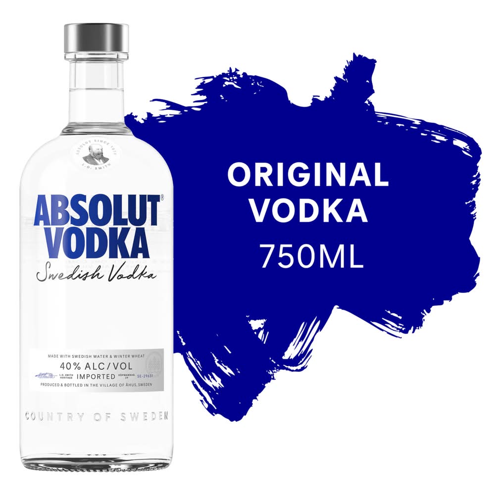 Absolut Original Vodka (750 ml)