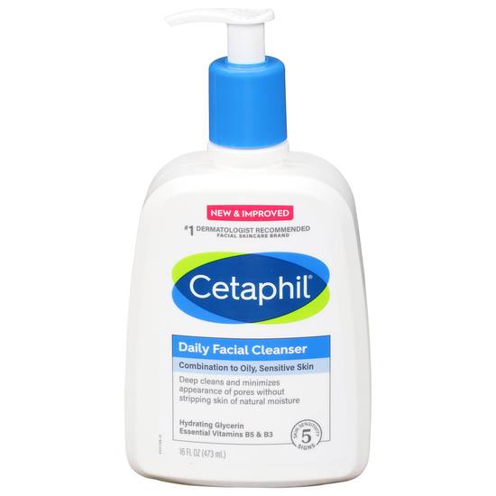 Cetaphil Combination To Oily Skin Daily Facial Cleanser