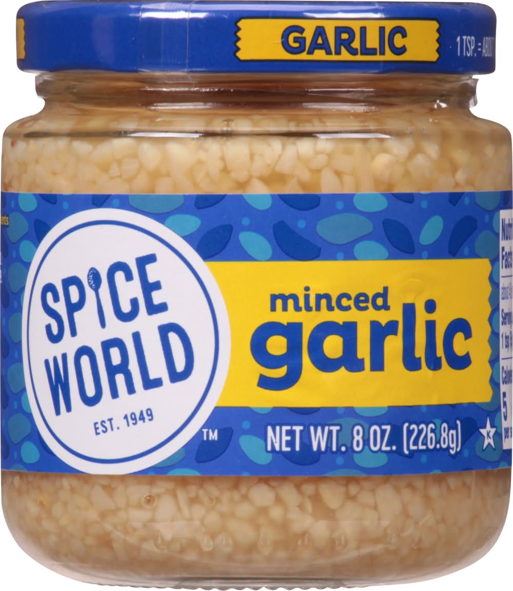 Spice World Minced Garlic (8 oz)