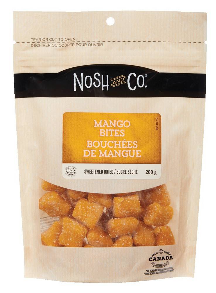 Nosh & Co Sweetened Dried Mango Bites (200 g)