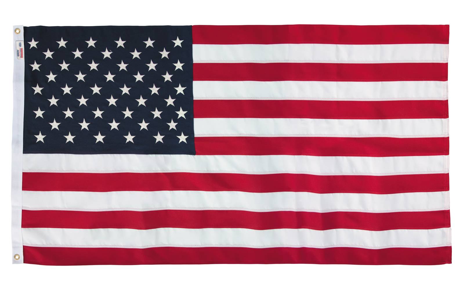 Valley Forge Flag 5.23-ft W x 2.92-ft H Patriotic Embroidered Flag | LUSDT3