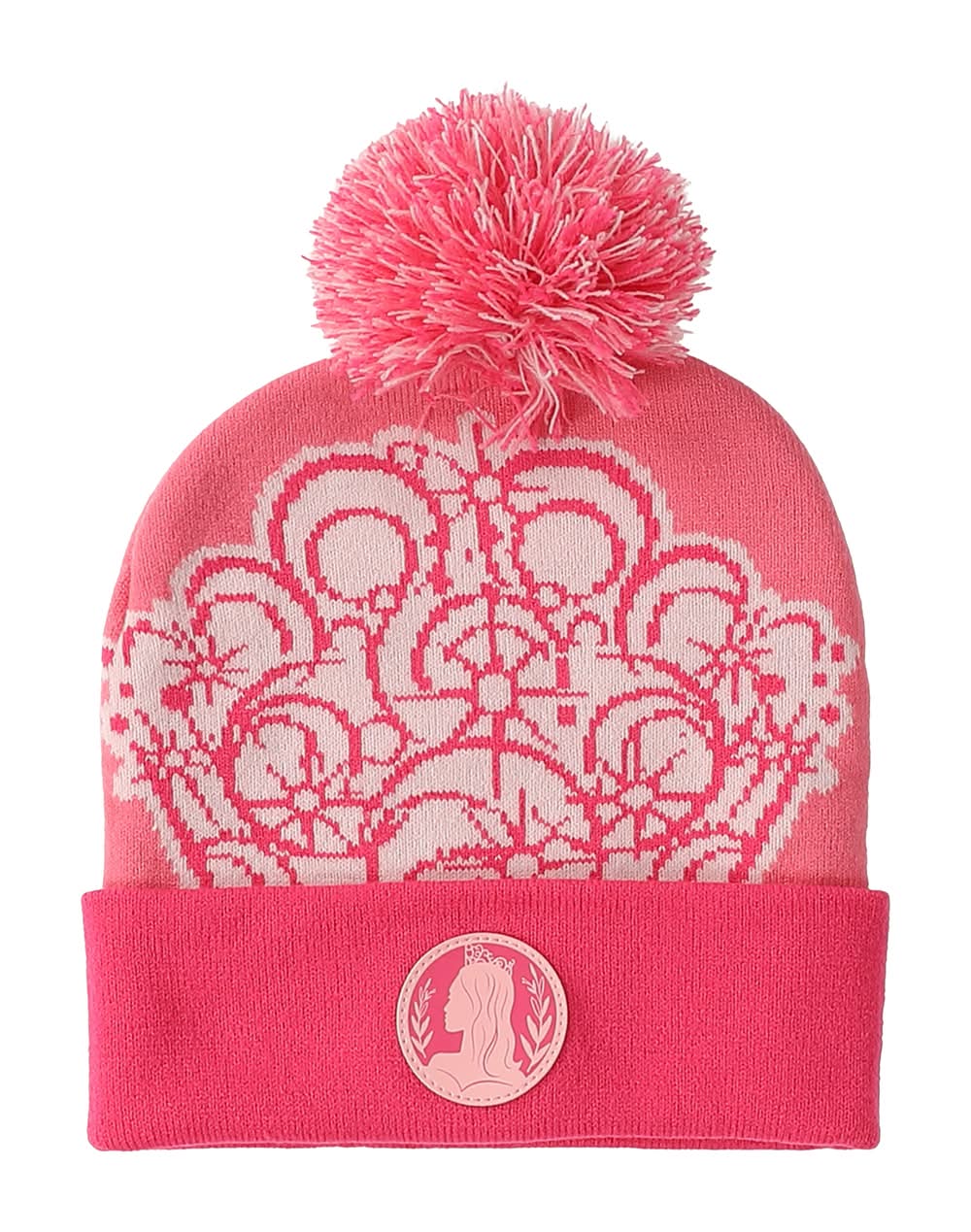 Wicked Beanie With Pom-Pom Pink