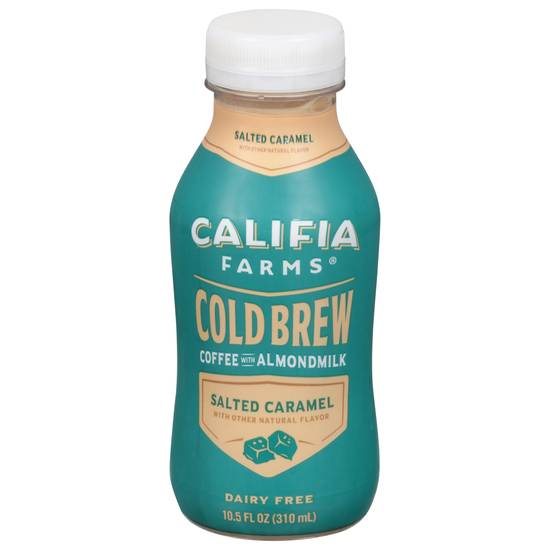 Califia Farms Cold Brew Salted Caramel Almondmilk Coffee (10.5 fl oz)