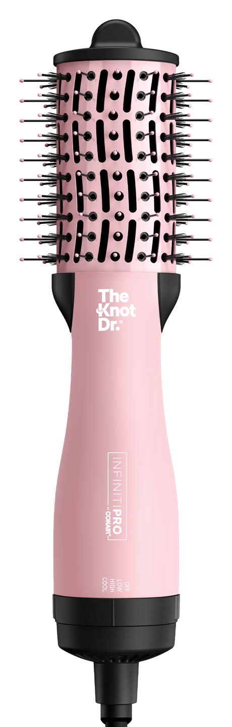 Conair Infinitipro Compact Oval Dryer Brush, Baby Pink